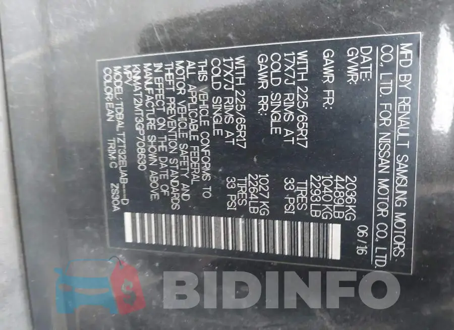 KNMAT2MT3GP708630 Photo# 9