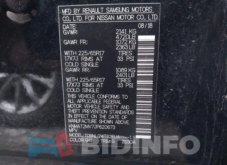 KNMAT2MV7JP620673 Photo# 9