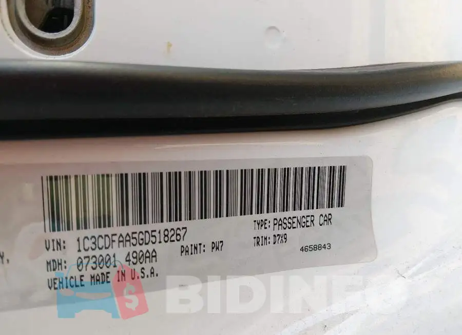 1C3CDFAA5GD518267 Photo# 9