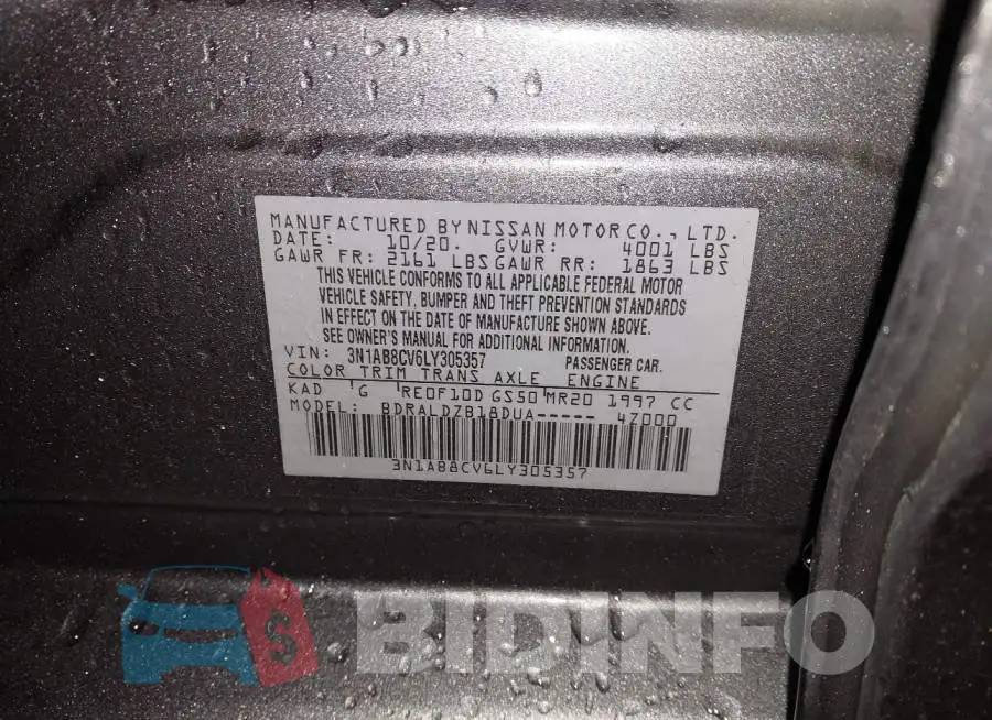 3N1AB8CV6LY305357 Photo# 9