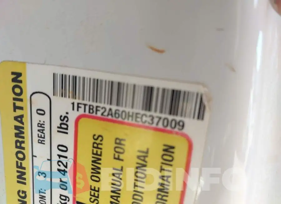 1FTBF2A60HEC37009 Photo# 9