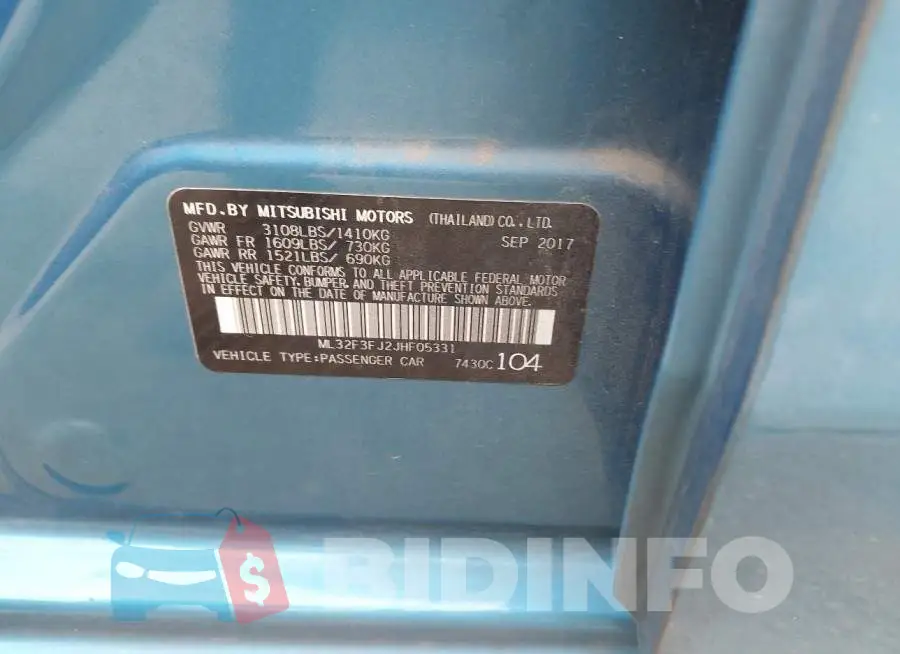 ML32F3FJ2JHF05331 Photo# 9