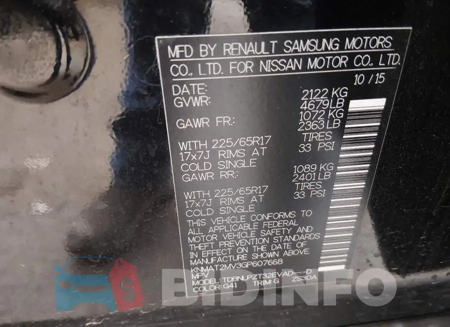 KNMAT2MV3GP607668 Photo# 9