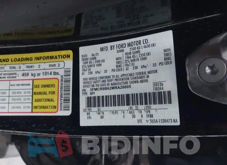 3FMCR9B62MRA28005 Photo# 9