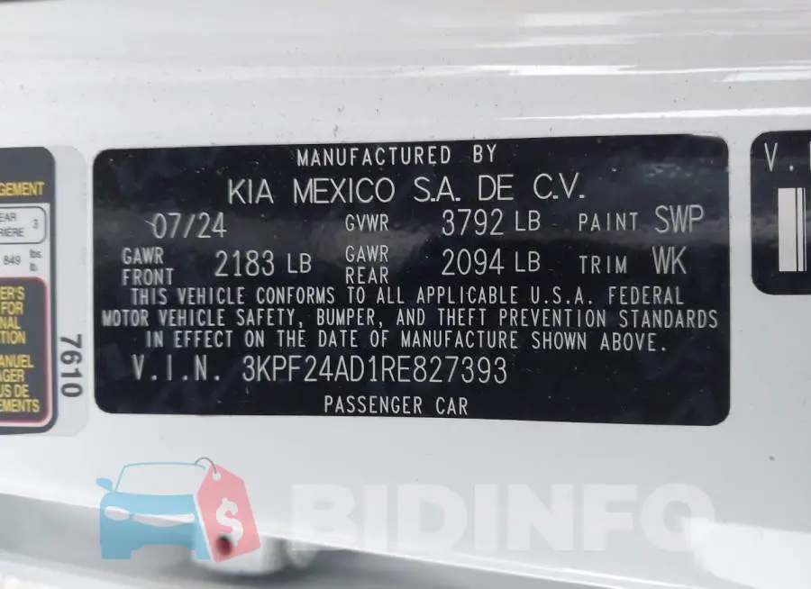 3KPF24AD1RE827393 Photo# 9