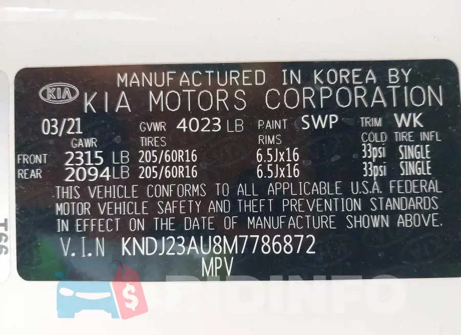 KNDJ23AU8M7786872 Photo# 9