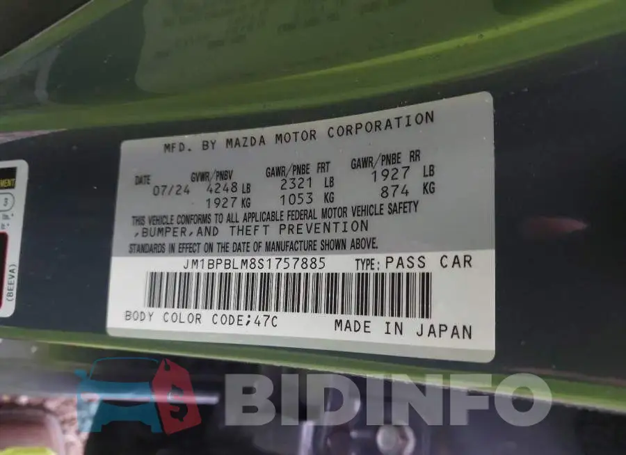 JM1BPBLM8S1757885 Photo# 9