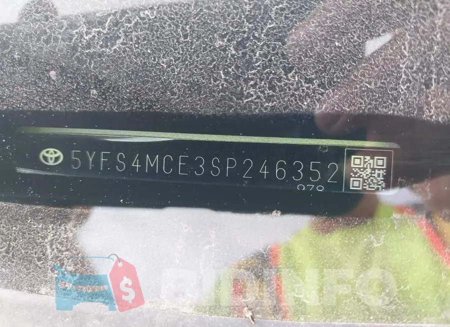5YFS4MCE3SP246352 Photo# 17
