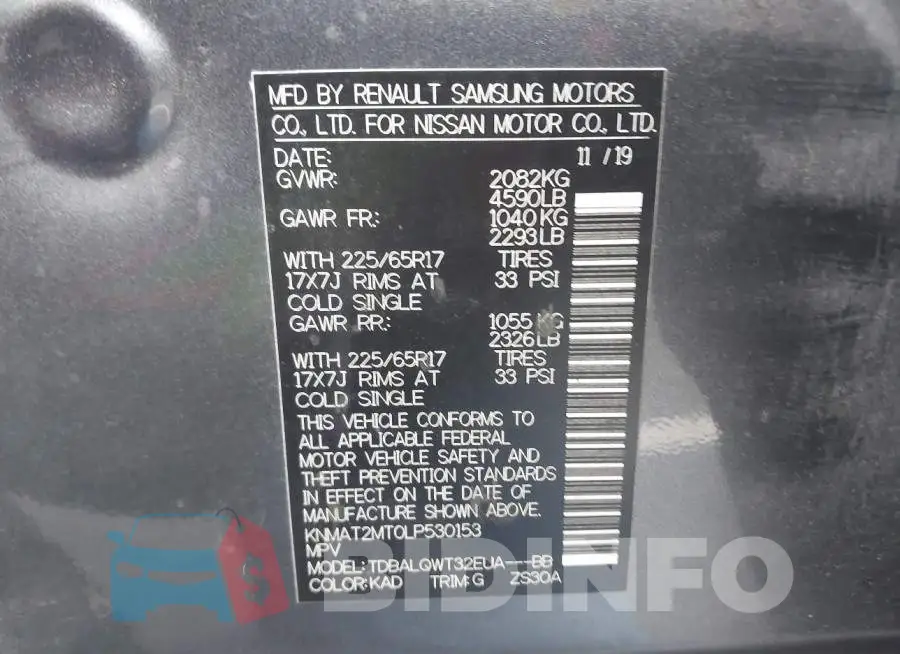 KNMAT2MT0LP530153 Photo# 9