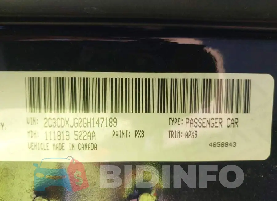 2C3CDXJG0GH147189 Photo# 9