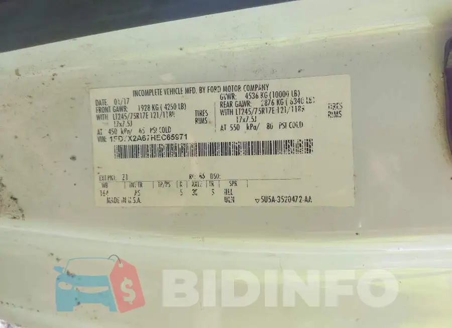 1FD7X2A67HEC65971 Photo# 9
