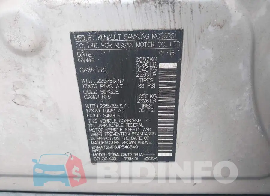 KNMAT2MT3JP546540 Photo# 9