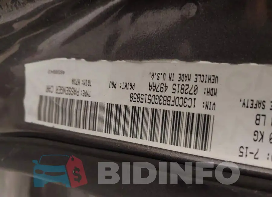1C3CDFBB3GD515858 Photo# 9