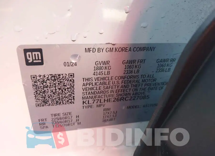 KL77LHE26RC227085 Photo# 9