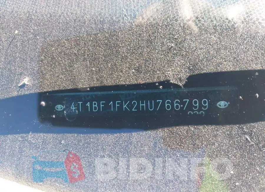4T1BF1FK2HU766799 Photo# 9