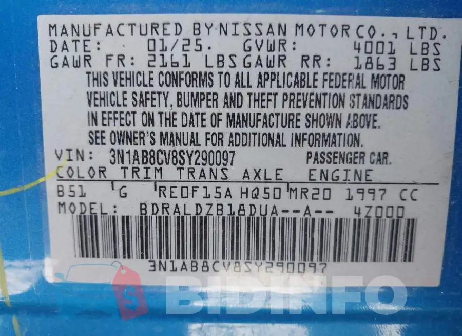 3N1AB8CV8SY290097 Photo# 9