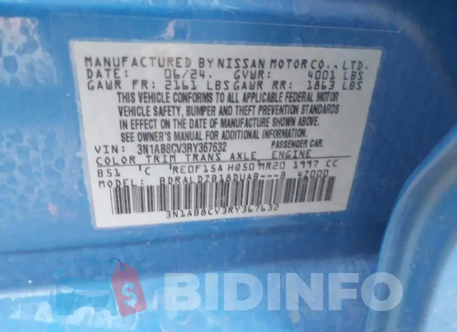 3N1AB8CV3RY367632 Photo# 9