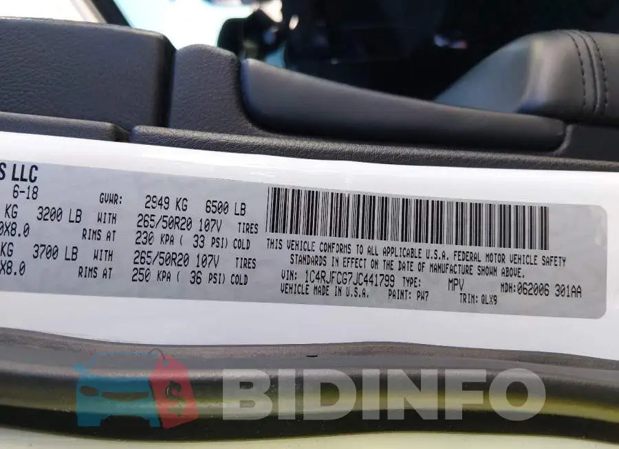 1C4RJFCG7JC441799 Photo# 9