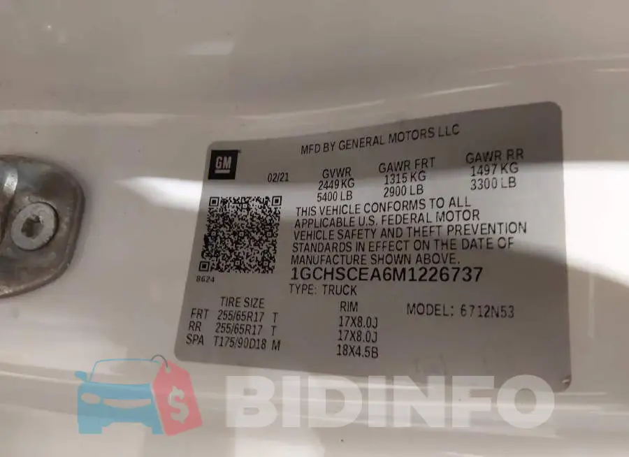 1GCHSCEA6M1226737 Photo# 9