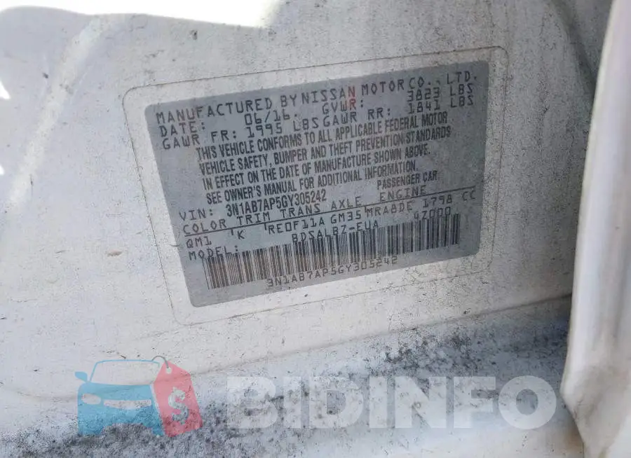 3N1AB7AP5GY305242 Photo# 9