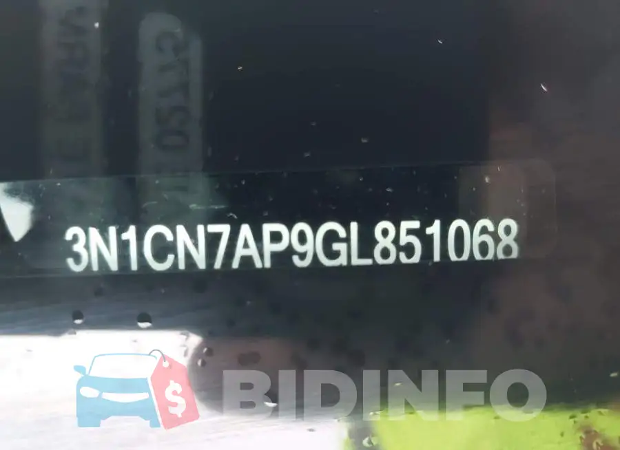 3N1CN7AP9GL851068 Photo# 9