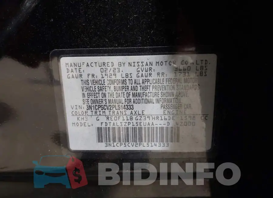 3N1CP5CV2PL514333 Photo# 9