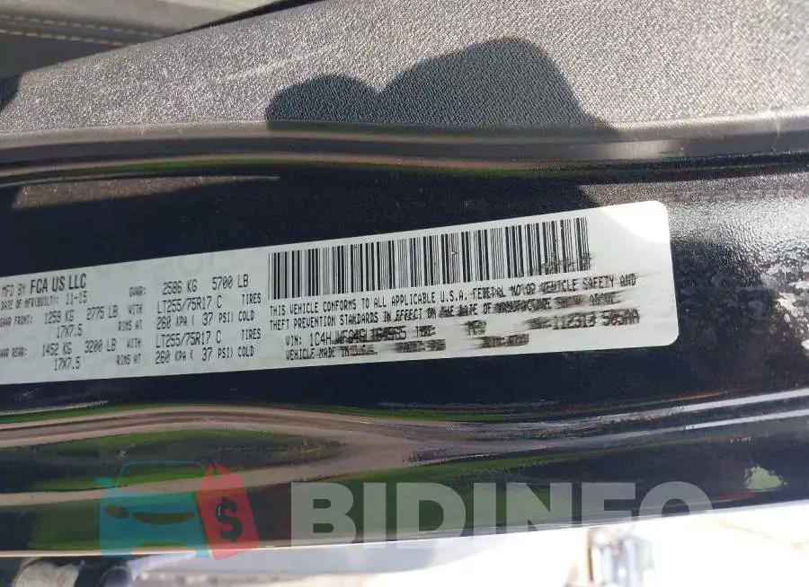 1C4HJWFG4GL164965 Photo# 9