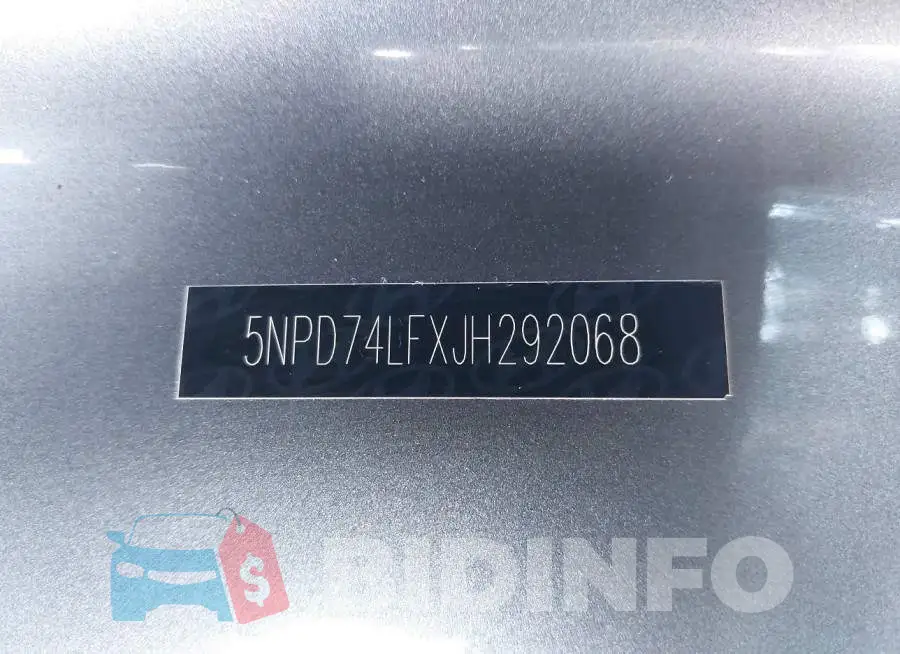 5NPD74LFXJH292068 Photo# 17