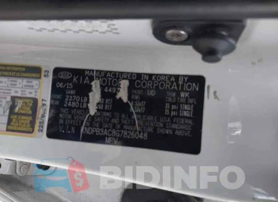 KNDPB3AC8G7826048 Photo# 9