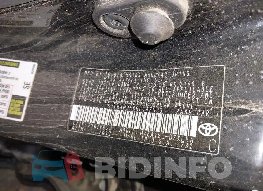 5YFB4MDE8RP147633 Photo# 9