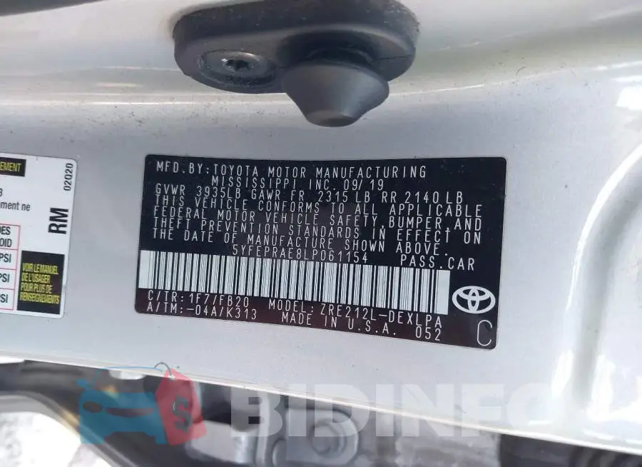 5YFEPRAE8LP061154 Photo# 9
