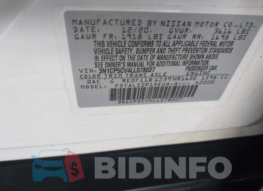 3N1CP5CV4LL578027 Photo# 9
