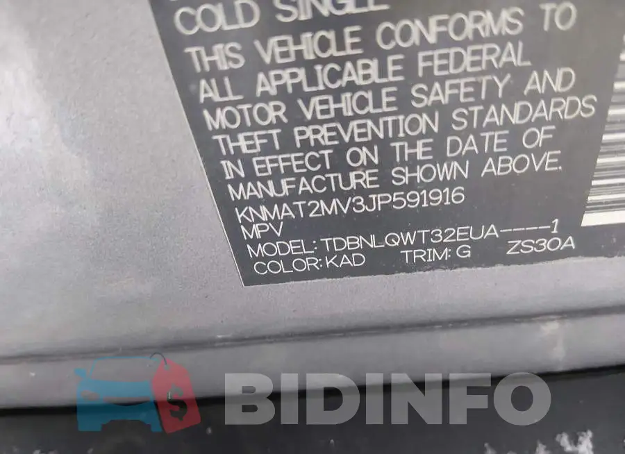 KNMAT2MV3JP591916 Photo# 9
