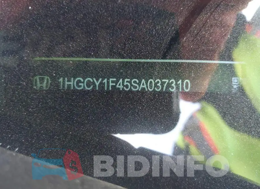 1HGCY1F45SA037310 Photo# 17