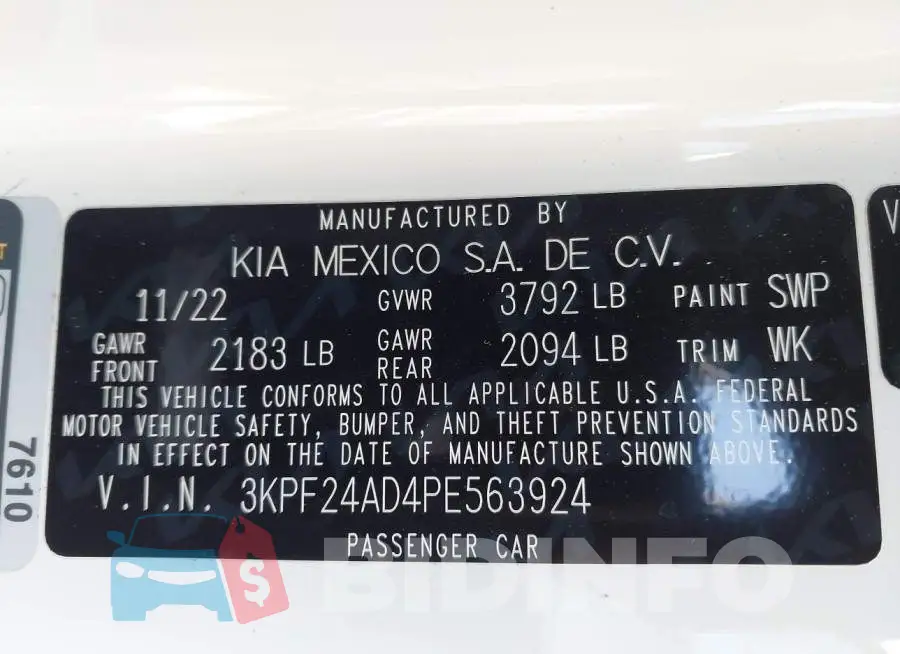 3KPF24AD4PE563924 Photo# 9