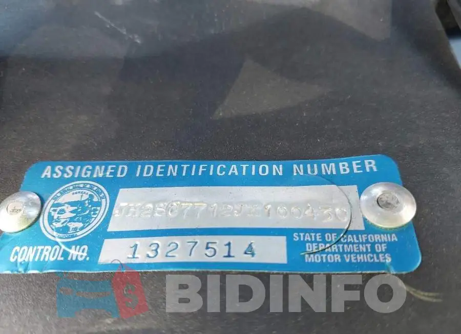 JH2SC7712JK100430 Photo# 10