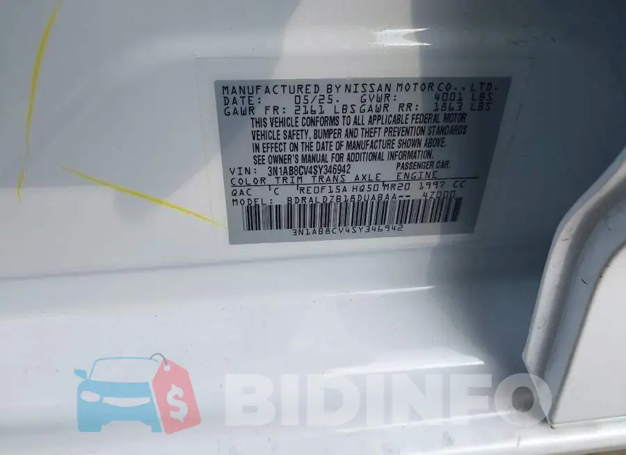 3N1AB8CV4SY346942 Photo# 9