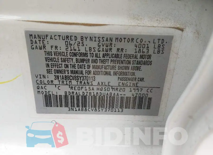 3N1AB8CV8SY370113 Photo# 9