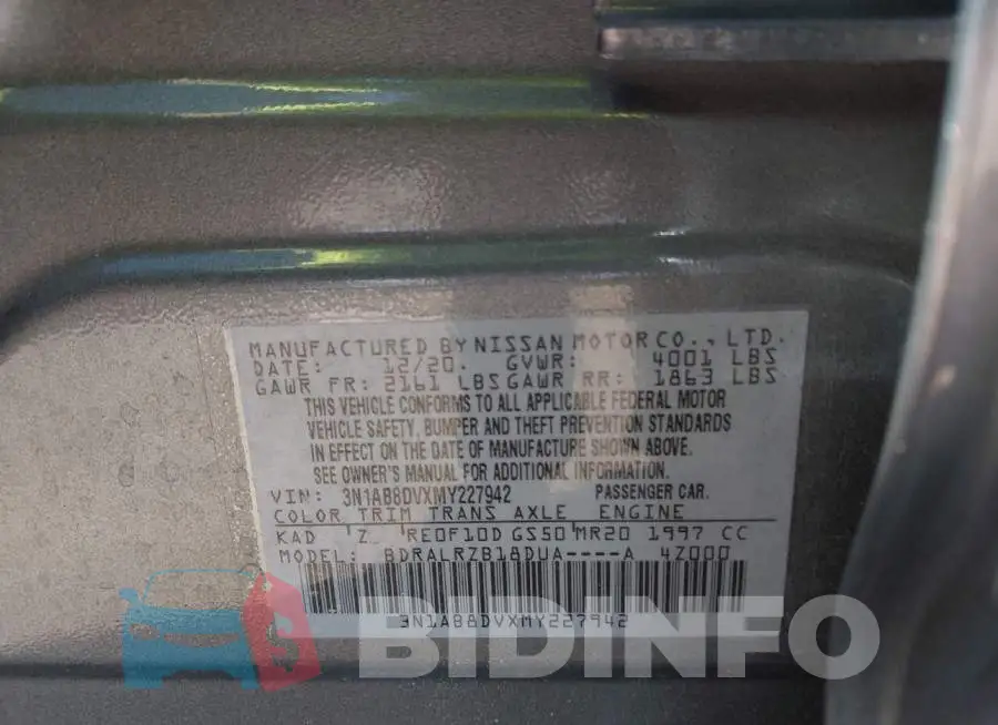 3N1AB8DVXMY227942 Photo# 9