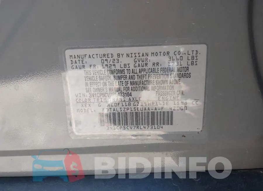 3N1CP5CV7RL473104 Photo# 8