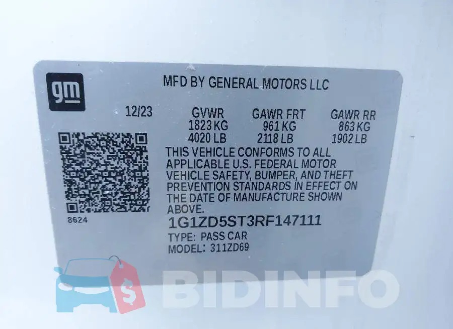 1G1ZD5ST3RF147111 Photo# 9
