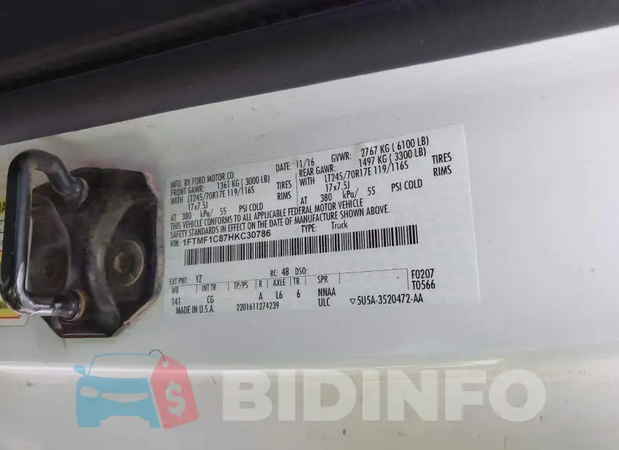 1FTMF1C87HKC30786 Photo# 8