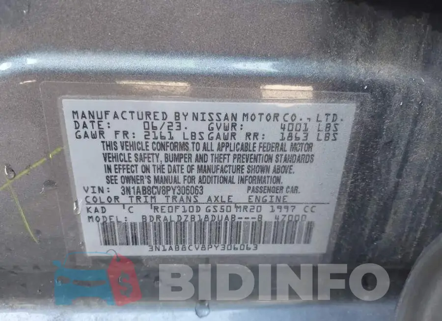 3N1AB8CV8PY306063 Photo# 9
