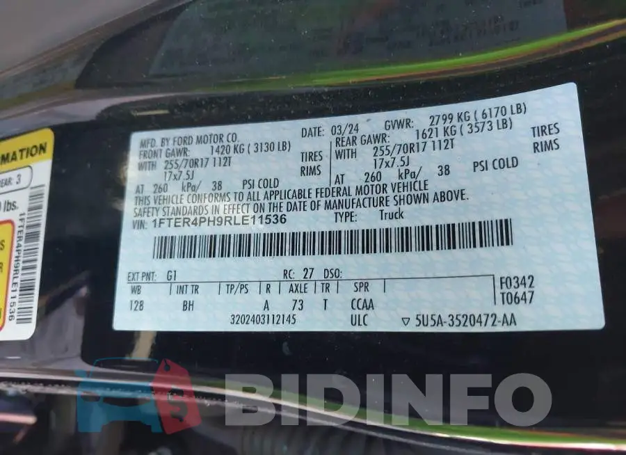 1FTER4PH9RLE11536 Photo# 9