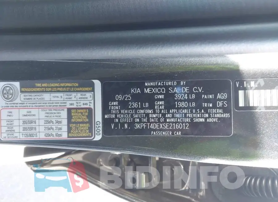 3KPFT4DEXSE216012 Photo# 9