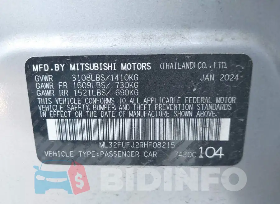 ML32FUFJ2RHF08215 Photo# 9