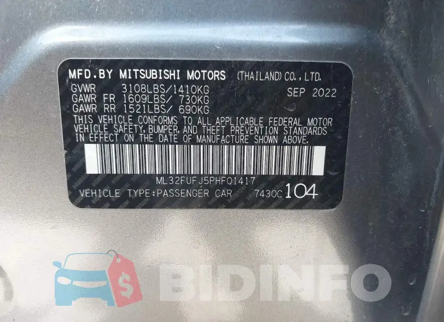 ML32FUFJ5PHF01417 Photo# 9