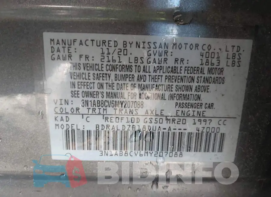 3N1AB8CV6MY207088 Photo# 9