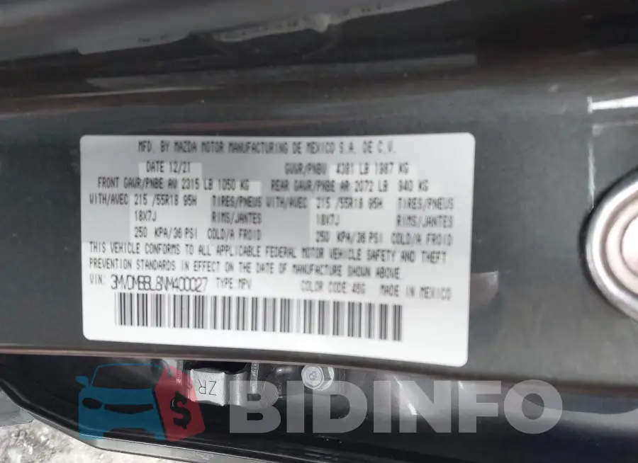 3MVDMBBL8NM400027 Photo# 9