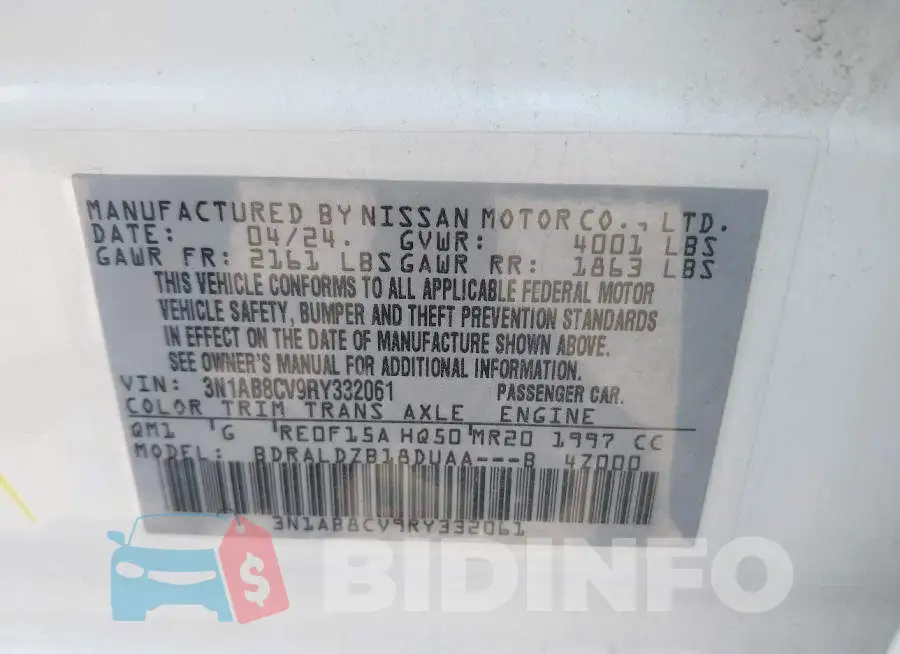 3N1AB8CV9RY332061 Photo# 9